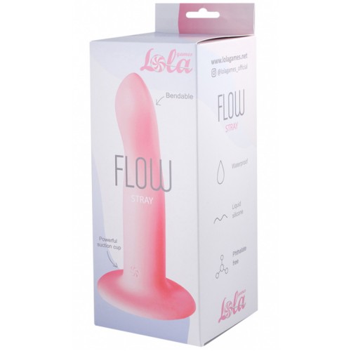 Нереалистичный фаллос на присоске Flow Stray Pink 13 см
