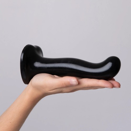 Ремневой нереалистичный страпон Strap-on-me, P&G SPOT, M, силикон, черный, 18 см.