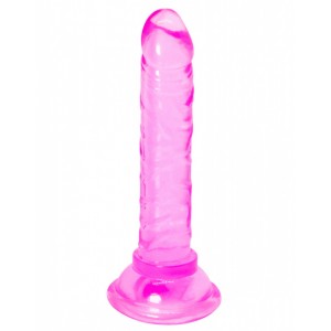 Прозрачный фаллоимитатор Intergalactic Orion Pink (иной угол)
