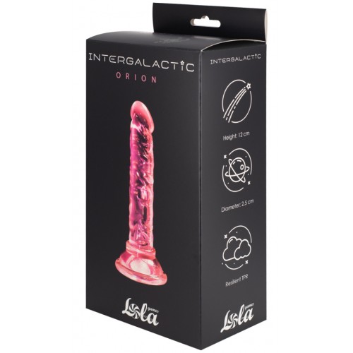 Прозрачный фаллоимитатор Intergalactic Orion Pink