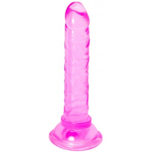 Прозрачный фаллоимитатор Intergalactic Orion Pink (иной угол)