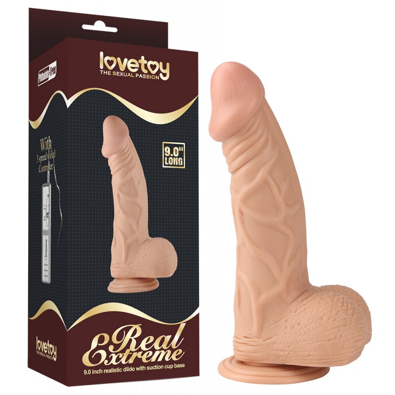 Нежный фаллоимитатор на присоске 18 см телесный