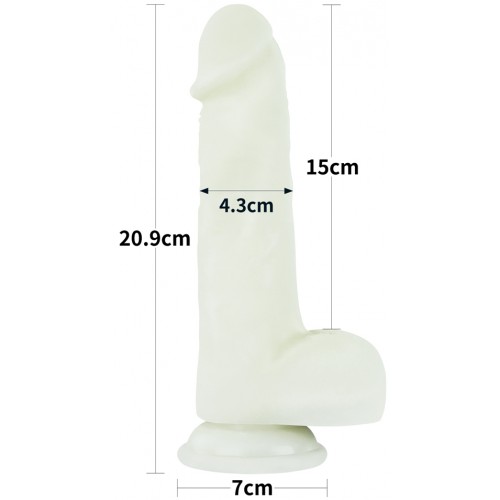 Светящийся в темноте фаллос на присоске Lumino Play Dildo 21 см