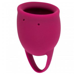 Менструальная чаша Natural Wellness Peony Wine Red 20 мл (иной угол)