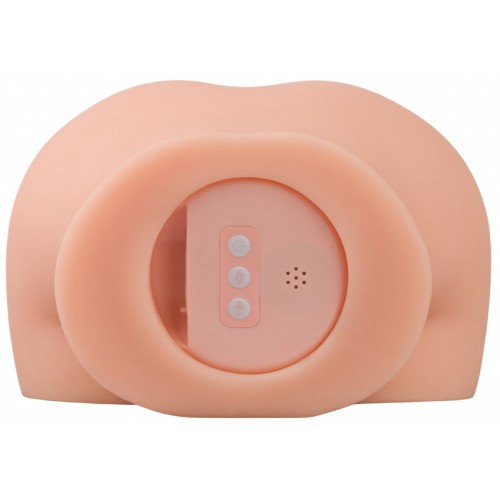 Реалистичный вибромастурбатор с функцией всасывания и звуковым сопровождением Satisfaction Cutie Lush