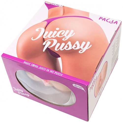 Мастурбатор реалистичный Juicy Pussy Paula, TPE, телесный, 15 см