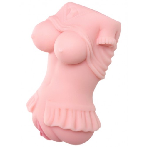 Мастурбатор реалистичный TOYFA Juicy Pussy Little flower, TPE, телесный, 11,5 см