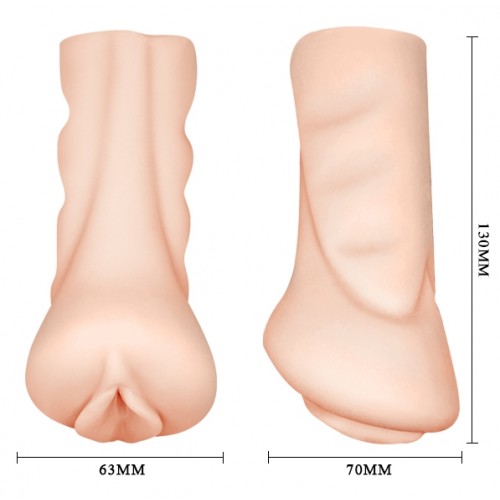Мягкий мастурбатор с эффектом выделения смазки
