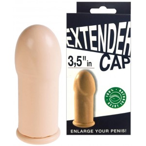 Удлиняющая латексная насадка Extender + 9 см