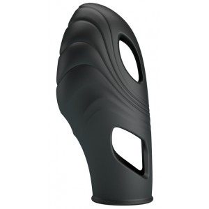 Рельефная вибронасадка на палец Pretty Love Lich (иной угол)