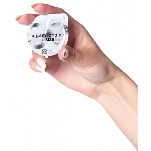 Полиуретановые презервативы Sagami Original L-size 0,02 12 шт