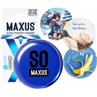 Презервативы в металлическом кейсе Maxus №3 G-Spot для стимуляции точки G