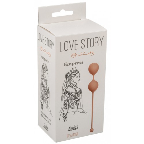 Вагинальные шарики со смещенным центром тяжести Empress Tea Rose
