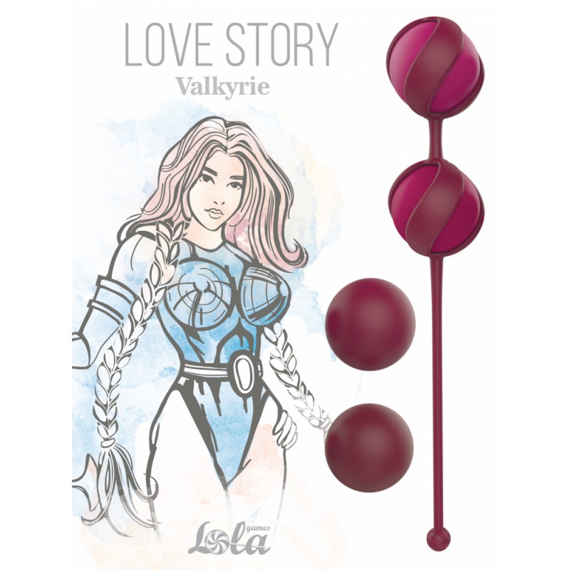 Набор вагинальных шариков Love Story Valkyrie Wine Red