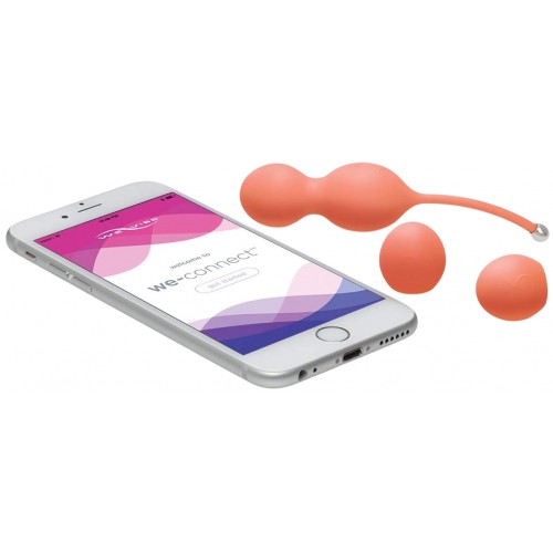 Вагинальные смарт-шарики с вибрацией We-Vibe Bloom