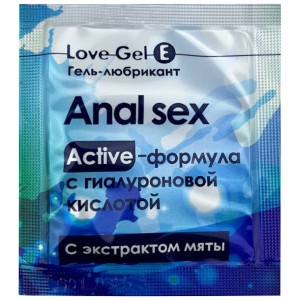 Пробник гель-любриканта LoveGel E с экстрактом мяты 4 гр
