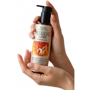 Съедобный лубрикант Pleasure Lab со вкусом крем-брюле 185 мл (иной угол)
