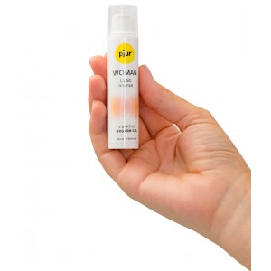 Гель Pjur Woman Lust Intense с усиленным эффектом вибрации со вкусом апельсина 15 мл (иной угол)