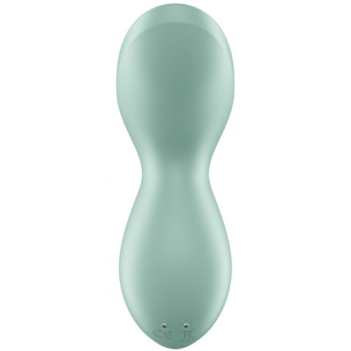 Клиторальный вибромассажер с плавающим стимулятором Satisfyer Exciterrr мятный