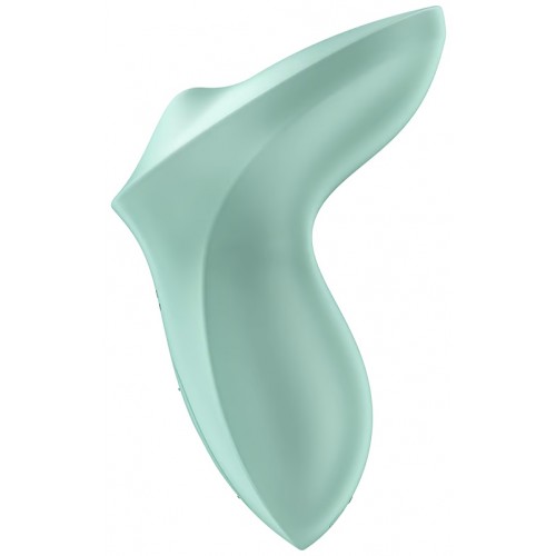 Клиторальный вибромассажер с плавающим стимулятором Satisfyer Exciterrr мятный