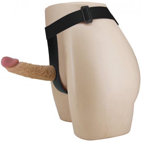 Реалистичный фаллопротез на трусиках Pretty Love Houston 18 см