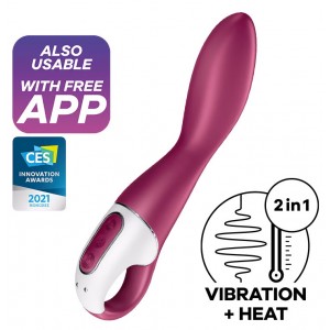 Вибростимулятор Satisfyer Heated Thrill, красный (иной угол)
