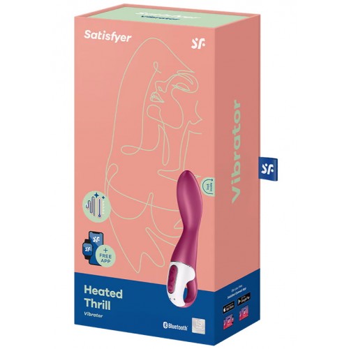 Вибростимулятор Satisfyer Heated Thrill, красный