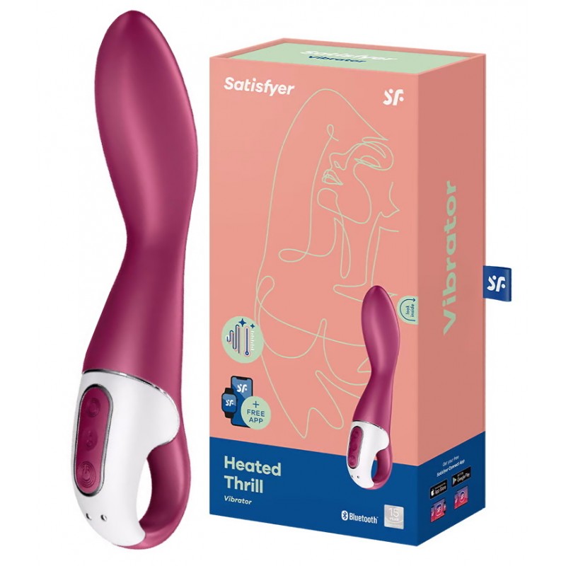 Вибростимулятор Satisfyer Heated Thrill, красный
