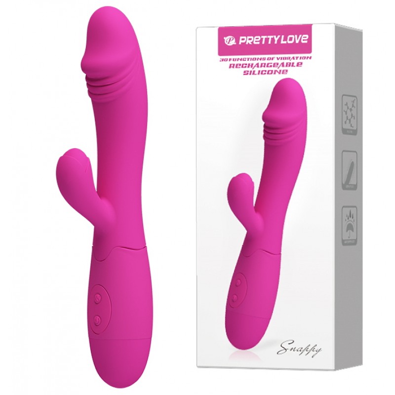 Вибратор  Snappy с 30 функциями вибрации подзаряжаемый 