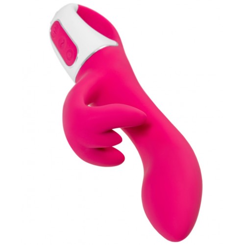 Смарт-вибратор с клиторальным стимулятором Embrace me розовый