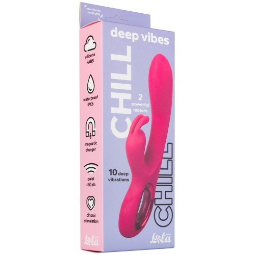 Перезаряжаемый вибратор-кролик Deep Vibes Chill