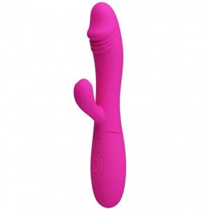 Вибратор  Snappy с 30 функциями вибрации подзаряжаемый  (иной угол)