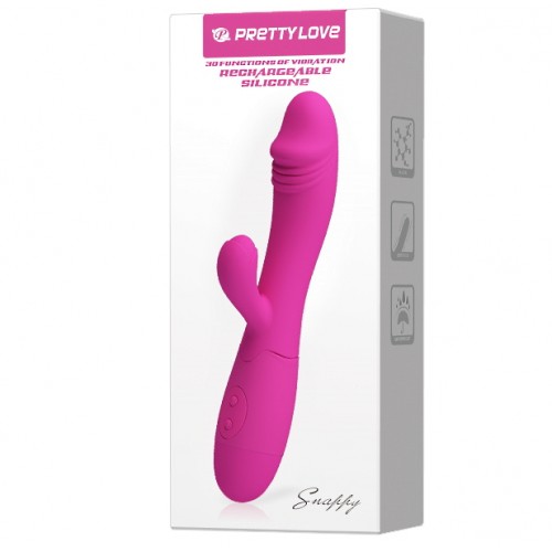 Вибратор  Snappy с 30 функциями вибрации подзаряжаемый 