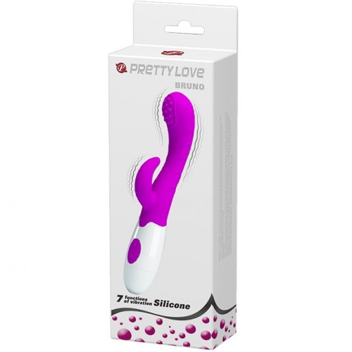 Вибратор с клиторальным стимулятором Bruno
