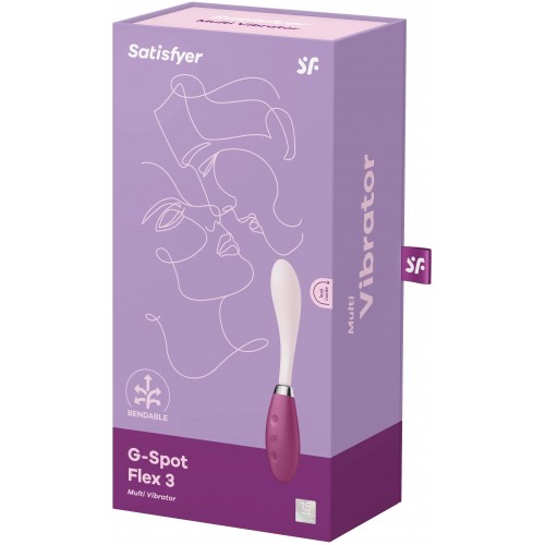 Гибкий вибратор для точки G Satisfyer G-Spot Flex 3 розовый