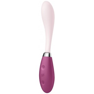 Гибкий вибратор для точки G Satisfyer G-Spot Flex 3 розовый (иной угол)