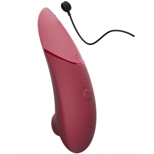 Бесконтактный вакуумно-волновой стимулятор клитора Womanizer Next бордовый