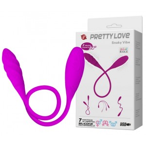 Двойной вибростимулятор Pretty Love Snaky Vibe