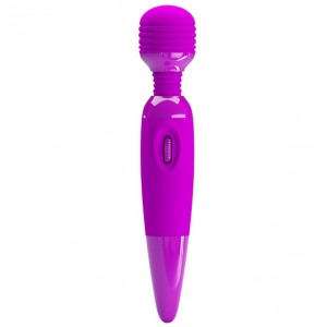 Вибромассажер с мощной вибрацией Pretty Love Power Wand розовый (иной угол)