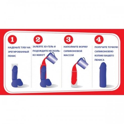 Светящийся в темноте набор для изготовления слепка пениса Cloneboy Dildo Classic Glow in the Dark