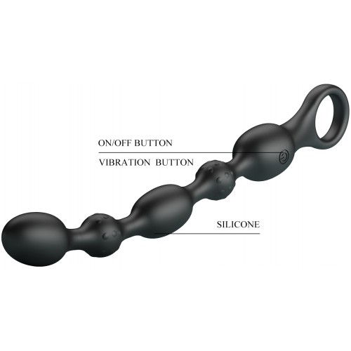 Анальная цепочка с вибрацией Pretty Love Van