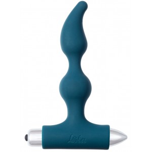 Анальная пробка с вибрацией Spice It Up New Edition Elation зеленая (иной угол)