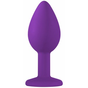 Анальная пробка Emotions Cutie Small Purple Clear Crystal (иной угол)