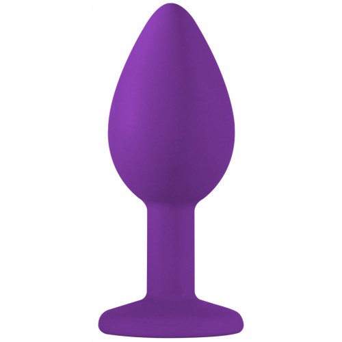 Анальная пробка Emotions Cutie Small Purple Clear Crystal