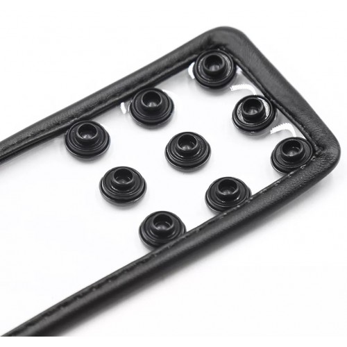 Наручники прозрачные на заклепках