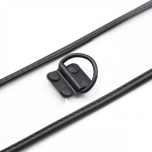 Наручники прозрачные на заклепках