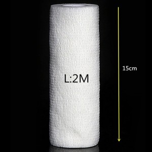 Бондажная лента Pleasure Tape белая 10 м (иной угол)