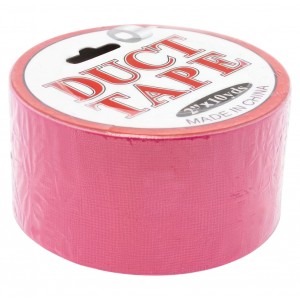 Бандажная лента Duct Tape розовая (иной угол)