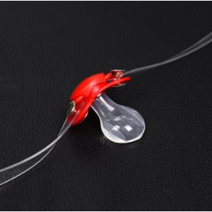 Кляп-соска красного цвета (иной угол)