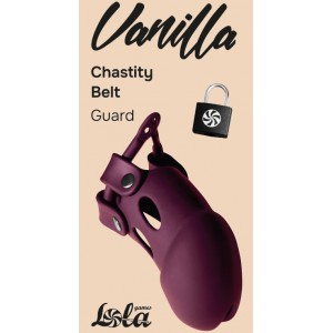 Силиконовый пояс верности Vanilla Guard Wine Red (иной угол)